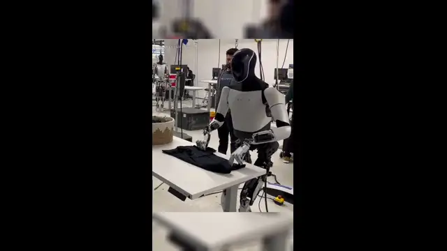 Tesla Optimus Bot FOLDS the Laundry !