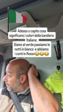 Adesso o capito cosa significano i colori della bandiera Italiana