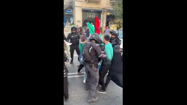 On the day of Zionist violence - Jerusalem Day - activists